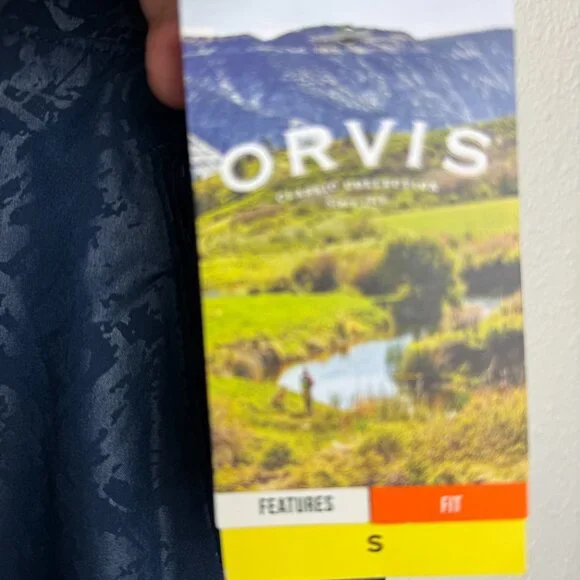 Travel Skort Lined Skirt Navy Golf Tennis Active Orvis Size S - Picture 6 of 12